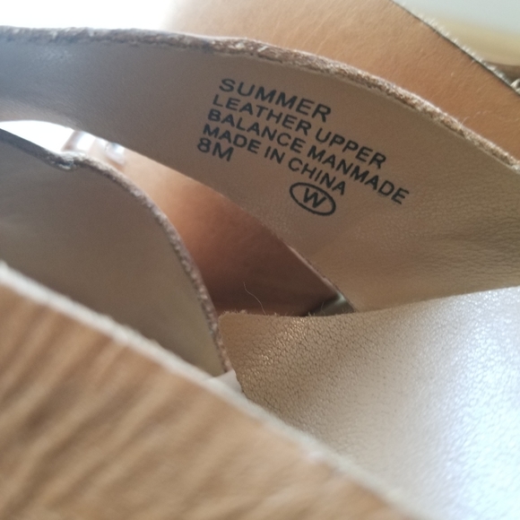 Sz 8 Block Heel Slip on Sandal - Picture 9 of 11